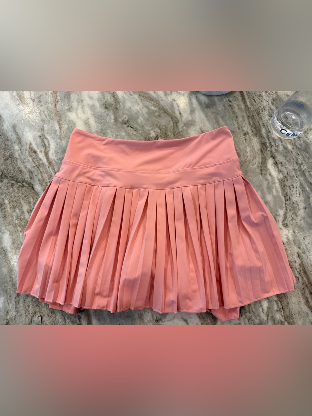 Goldhinge Pleated Mini Skirt in Pink Size L Like New!